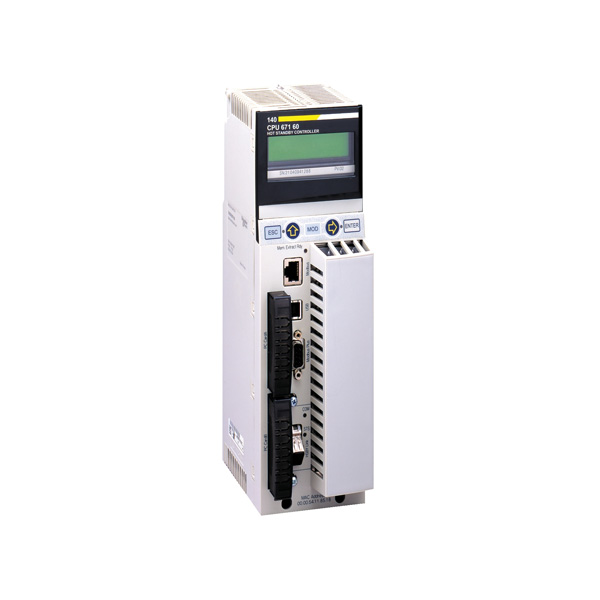 140CPU67160 New Modicon Unity Hot Standby Processor with Multimode Ethernet